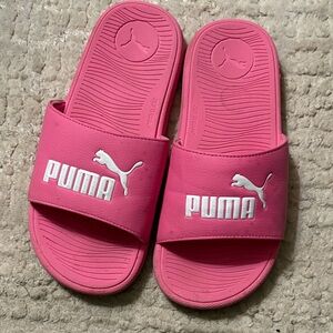 Puma Vibrant Pink Slides
